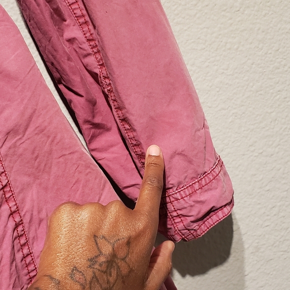 Pink Utility Jacket with Removable Hood by G.H. Bass & Co - Picture 6 of 7